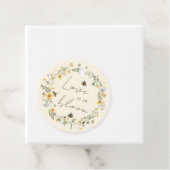 Wildblume Bee Brautparty Gefälligkeitstags Geschenkanhänger (Beispiel)