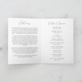 Wildblume Beerdigung des Beerdigten Programm (Innenseite)