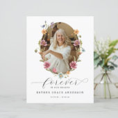 Wildblume Beerdigung für immer in unserem Herzen (Stehend Vorderseite)