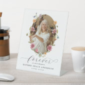 Wildblume Beerdigung für immer in unserem Herzen Sockelschild (In SItu)