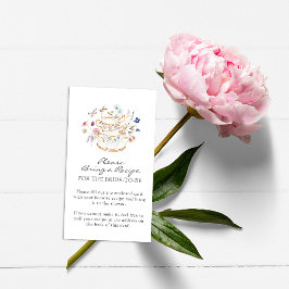 Wildblume Begleitkarte