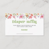 Wildblume Begleitkarte (Vorderseite)