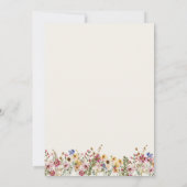 Wildblume Beige Meadow Empfang Table Vielen Dank (Rückseite)