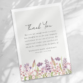 Wildblume Beileid Beerdigung Dankeskarte