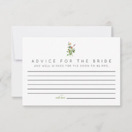 Wildblume Beratung für die Bride Cards RSVP Karte