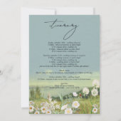 Wildblume Bergwelt Hochzeitreise (Rückseite)