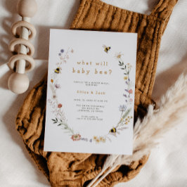 Wildblume Bienen Einladung