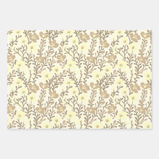 Wildblume bläst schlichtes Farbpaket Geschenkpapier Set (Vorderseite 2)