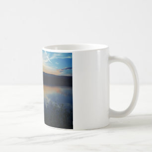Wildblume, Blauer Sonnenuntergang Kaffeetasse