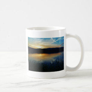 Wildblume, Blauer Sonnenuntergang Kaffeetasse