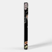 Wildblume Blaulauchbiene | Monogramm Case-Mate iPhone Hülle (Rückseite / Rechts)