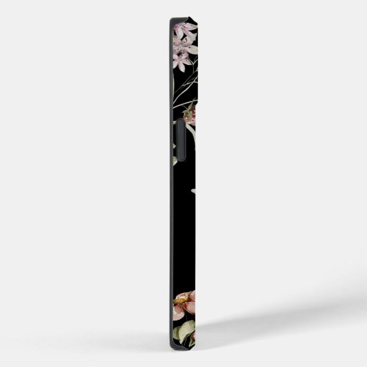 Wildblume Blaulauchbiene | Monogramm Case-Mate iPhone Hülle (Rückseite / Rechts)