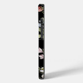 Wildblume Blaulauchbiene | Monogramm Case-Mate iPhone Hülle (Rückseite / Links)