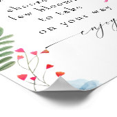 Wildblume Blende oder Bar Blume Poster (Ecke)