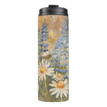 Wildblume Bliss Insulated Tumbler mit Bienen