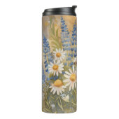Wildblume Bliss Insulated Tumbler mit Bienen Thermosbecher (Nach links gedreht)