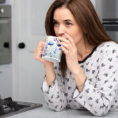 🌸 🎨 Wildblume Bliss Wasserfarbe 🌼 🍃 Kaffeetasse