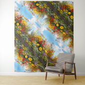 Wildblume Blockwandband Wandteppich (Beispiel)