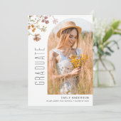 Wildblume Bloom Abschluss Foto Ankündigung (Stehend Vorderseite)