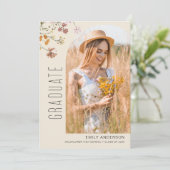 Wildblume Bloom Abschluss Foto Ankündigung (Stehend Vorderseite)