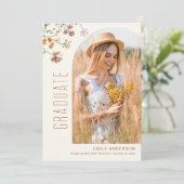 Wildblume Bloom Abschluss Foto Ankündigung (Stehend Vorderseite)