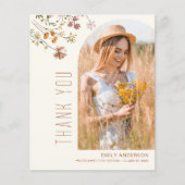 Wildblume Bloom Abschluss Foto Vielen Dank (Vorderseite)