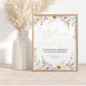 Wildblume Bloom | Blume Bar Poster