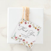 Wildblume Bloom Brautparty Geschenkanhänger (Beispiel)