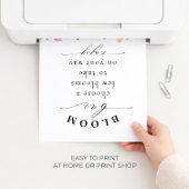 Wildblume Bloom oder Blume Bar Poster