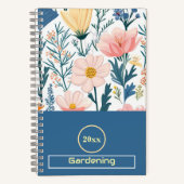 Wildblume Bloom Pastel Savvy Notizblock (Vorderseite)