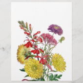 Wildblume Bloom Whimsical Floral Baby Duschgame Flyer (Hinten)