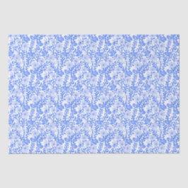 Wildblume Blue Blooms Blütenspülung Custom Seidenpapier