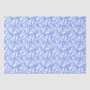 Wildblume Blue Blooms Blütenspülung Custom Seidenpapier