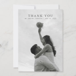 Wildblume Blue Elegant Wedding Dankeschön Card Einladung