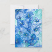 Wildblume Blue Gentian Dankeskarte (Vorderseite)