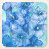 Wildblume Blue Gentian Rechteckiger Pappuntersetzer (Vorderseite)