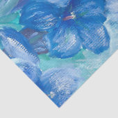 Wildblume Blue Gentian Seidenpapier (Detail)