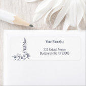 Wildblume Bluebonnet Rücksendeadresse (Insitu)