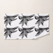 Wildblume Blume Badhandtuch Set (Handtuch)