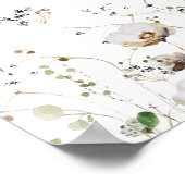 Wildblume Blume Bar Blume Station Signieren Poster (Ecke)