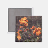 Wildblume: Blume Magnet (Vorderseite/Rückseite)