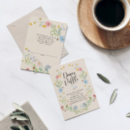 Wildblume Blume Wasserfarben Windeln Windeln Begleitkarte