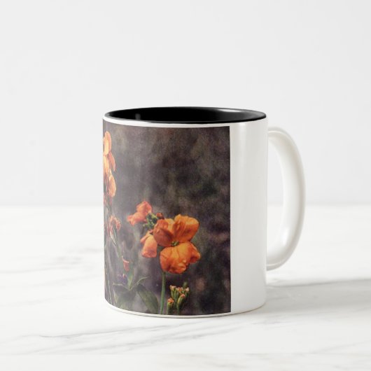 Wildblume: Blume Zweifarbige Tasse (VorderseiteRechts)