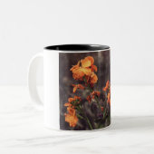 Wildblume: Blume Zweifarbige Tasse (Vorderseite Links)