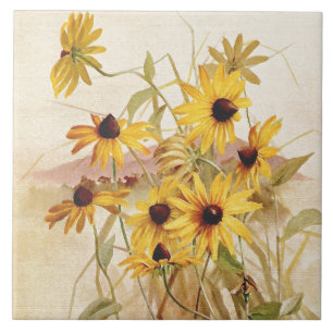 Wildblume-BlumenBlumen-botanische Fliese