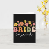 Wildblume Blumenbride Wedding Bachelorette Karte (Gelbe Blume)