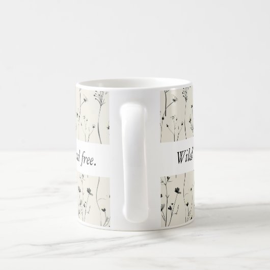 Wildblume Blumencoffee Tasse Geschenk (Henkel)