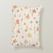 Wildblume Blumengarten Baby Personalisiertes Kisse Dekokissen (Rückseite(Vertikal))