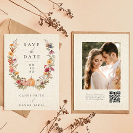 Wildblume Blumengarten Botanischer Kranz Hochzeit Save The Date