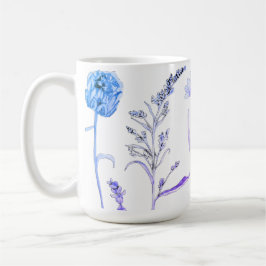 Wildblume Blumenkohl-Tasse: Botanischer Kaffeecup Kaffeetasse